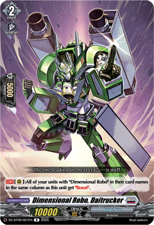 Image of Dimensional Robo, Daitrucker (DZ-BT06/057EN) [Generation Dragenesis]