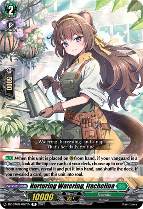 Image of Nurturing Watering, Itachelina (DZ-BT06/067EN) [Generation Dragenesis]