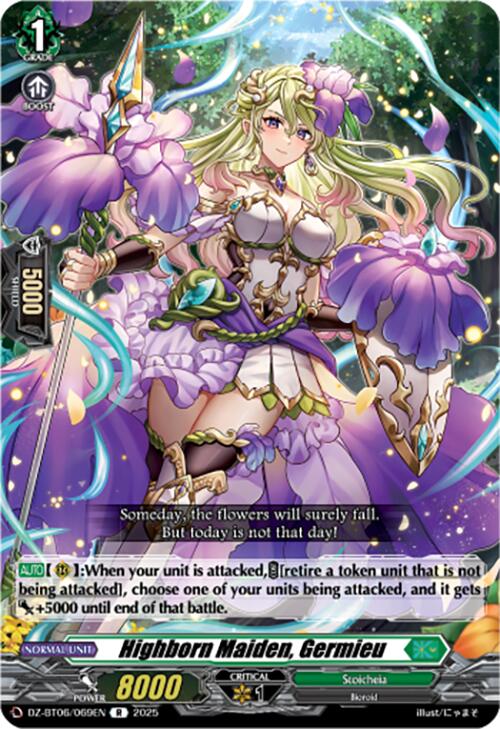 Image of Highborn Maiden, Germieu (DZ-BT06/069EN) [Generation Dragenesis]
