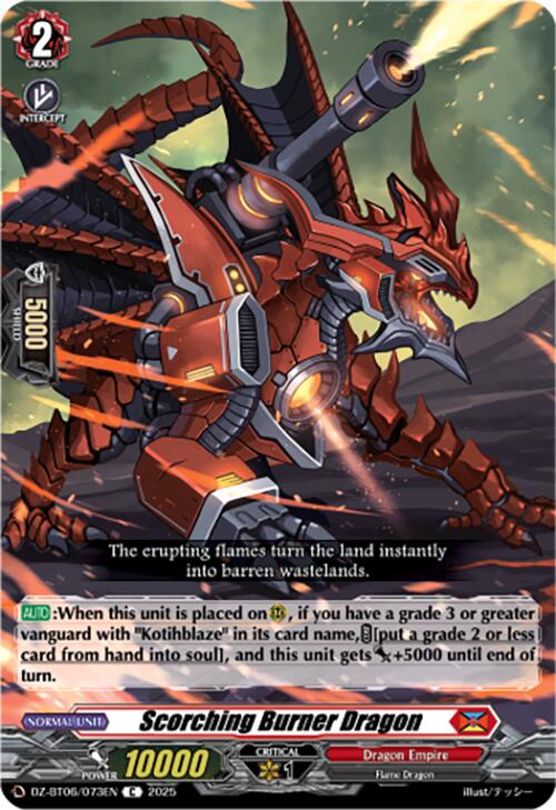 Image of Scorching Burner Dragon (DZ-BT06/073EN) [Generation Dragenesis]