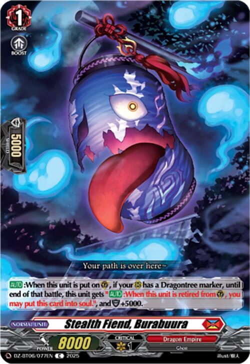 Image of Stealth Fiend, Burabuura (DZ-BT06/077EN) [Generation Dragenesis]