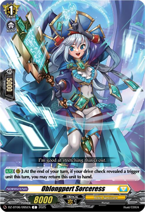 Image of Oblongpert Sorceress (DZ-BT06/095EN) [Generation Dragenesis]
