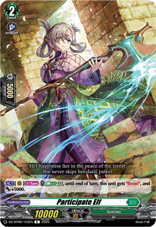 Image of Participate Elf (DZ-BT06/103EN) [Generation Dragenesis]