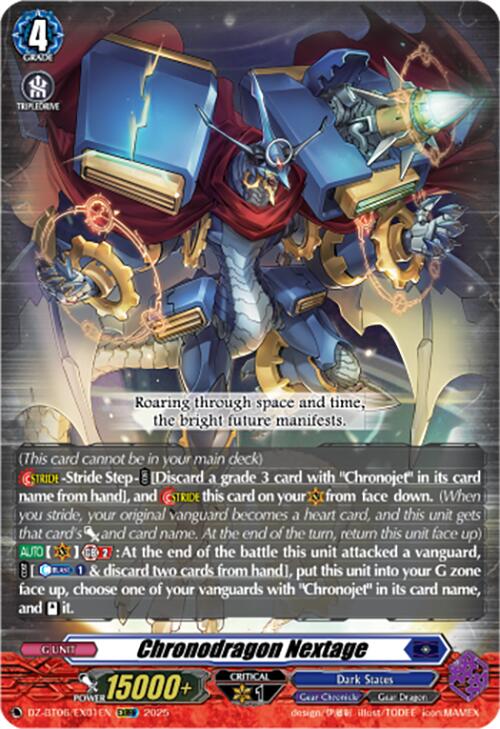 Image of Chronodragon Nextage (EXRRR) (DZ-BT06/EX01EN) [Generation Dragenesis]