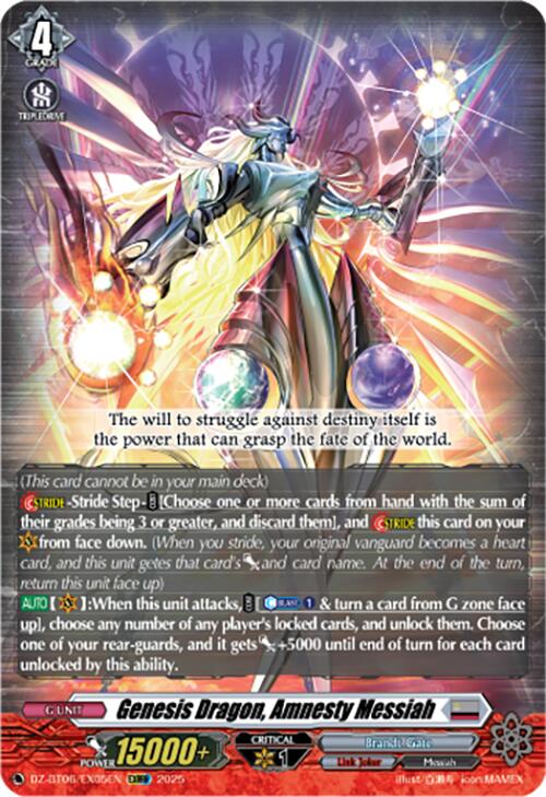 Image of Genesis Dragon, Amnesty Messiah (EXRRR) (DZ-BT06/EX05EN) [Generation Dragenesis]