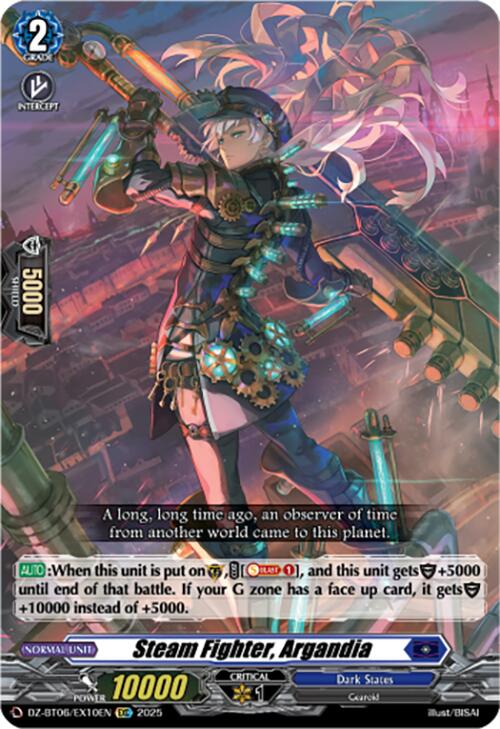 Image of Steam Fighter, Argandia (EXC) (DZ-BT06/EX10EN) [Generation Dragenesis]