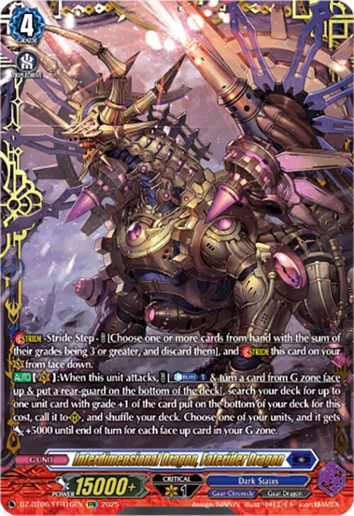 Image of Interdimensional Dragon, Faterider Dragon (DZ-BT06/FFR16EN) [Generation Dragenesis]