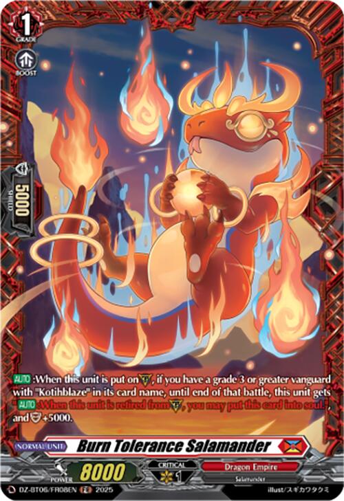 Image of Burn Tolerance Salamander (DZ-BT06/FR08EN) [Generation Dragenesis]