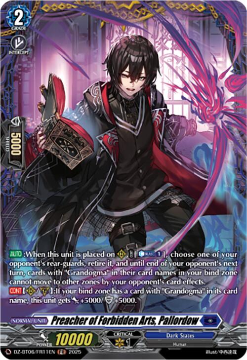 Image of Preacher of Forbidden Arts, Pallordow (DZ-BT06/FR11EN) [Generation Dragenesis]