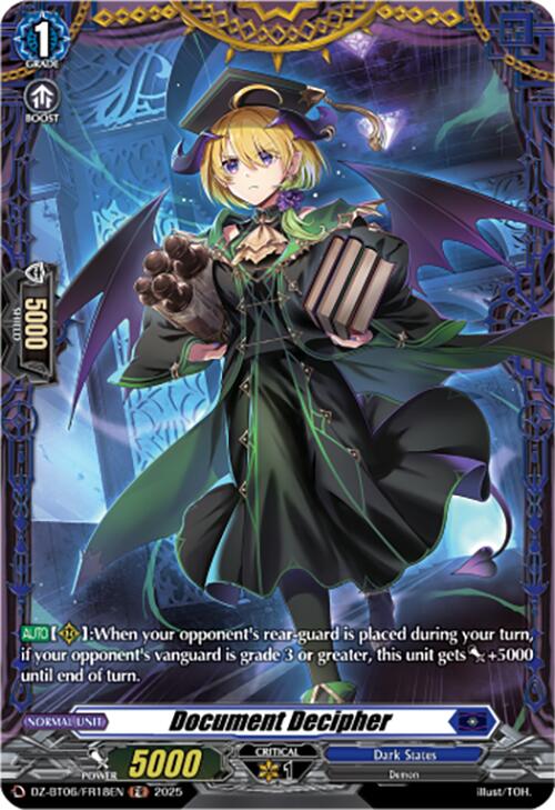 Image of Document Decipher (DZ-BT06/FR18EN) [Generation Dragenesis]