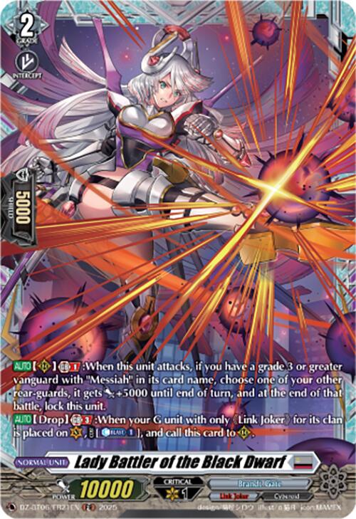 Image of Lady Battler of the Black Dwarf (DZ-BT06/FR21EN) [Generation Dragenesis]