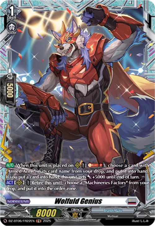 Image of Wolfuld Genius (DZ-BT06/FR22EN) [Generation Dragenesis]