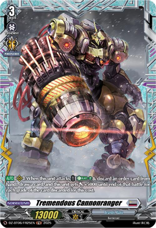 Image of Tremendous Cannonranger (DZ-BT06/FR25EN) [Generation Dragenesis]