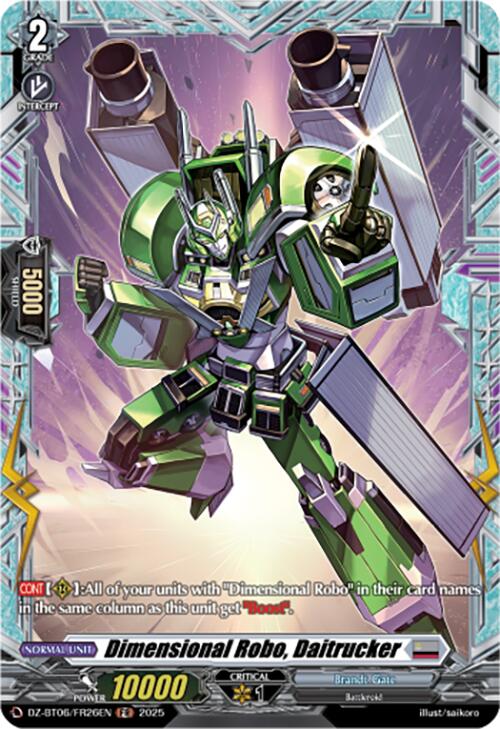 Image of Dimensional Robo, Daitrucker (DZ-BT06/FR26EN) [Generation Dragenesis]