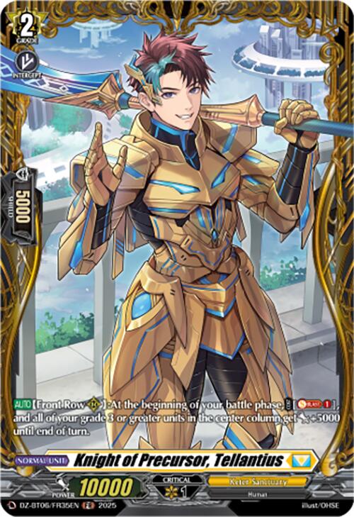 Image of Knight of Precursor, Tellantius (DZ-BT06/FR35EN) [Generation Dragenesis]
