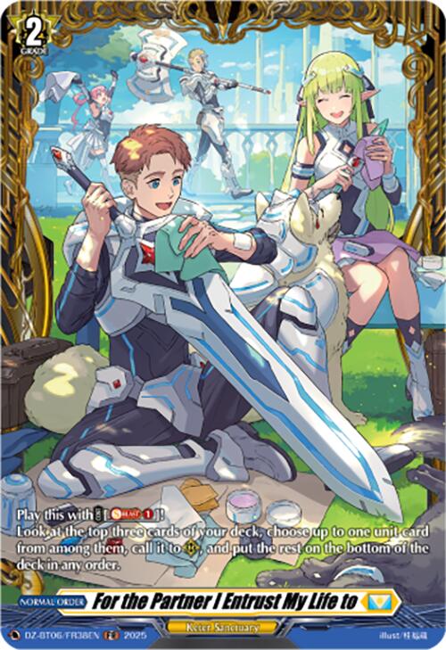Image of For the Partner I Entrust My Life to (DZ-BT06/FR38EN) [Generation Dragenesis]