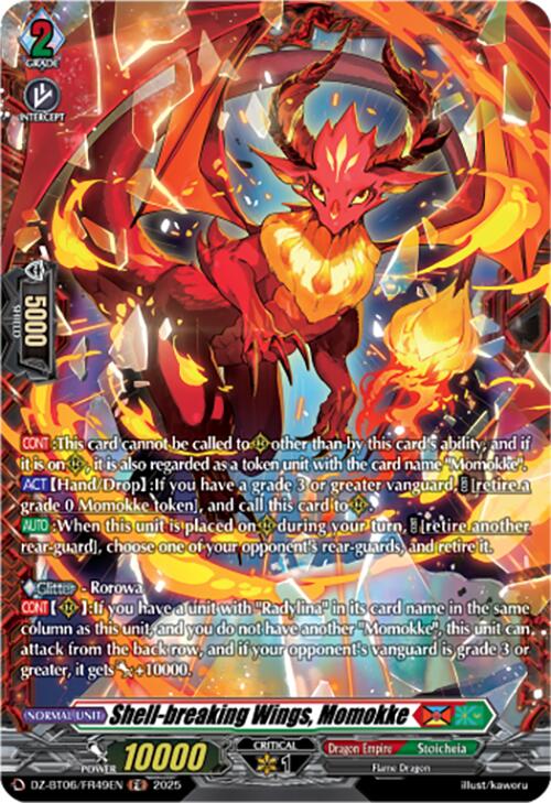 Image of Shell-breaking Wings, Momokke (DZ-BT06/FR49EN) [Generation Dragenesis]