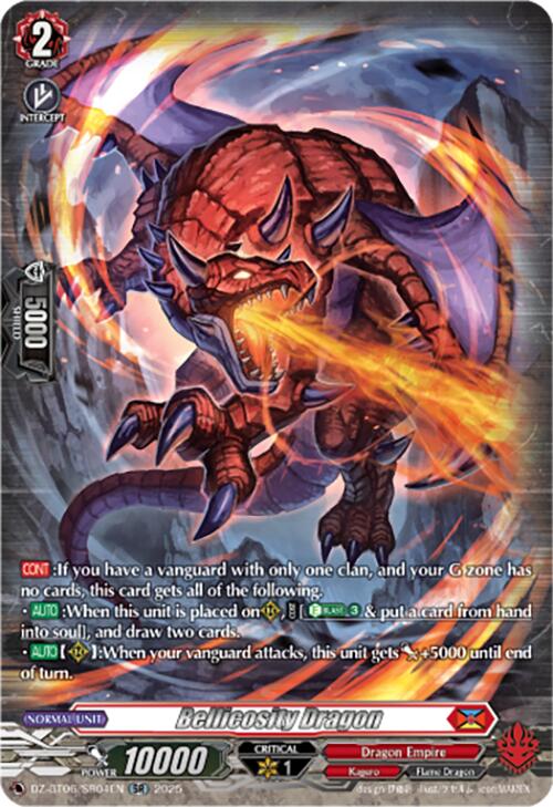 Image of Bellicosity Dragon (DZ-BT06/SR04EN) [Generation Dragenesis]