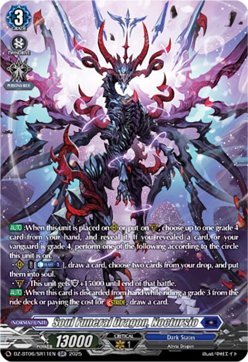 Image of Soul Funeral Dragon, Noctursio (DZ-BT06/SR11EN) [Generation Dragenesis]