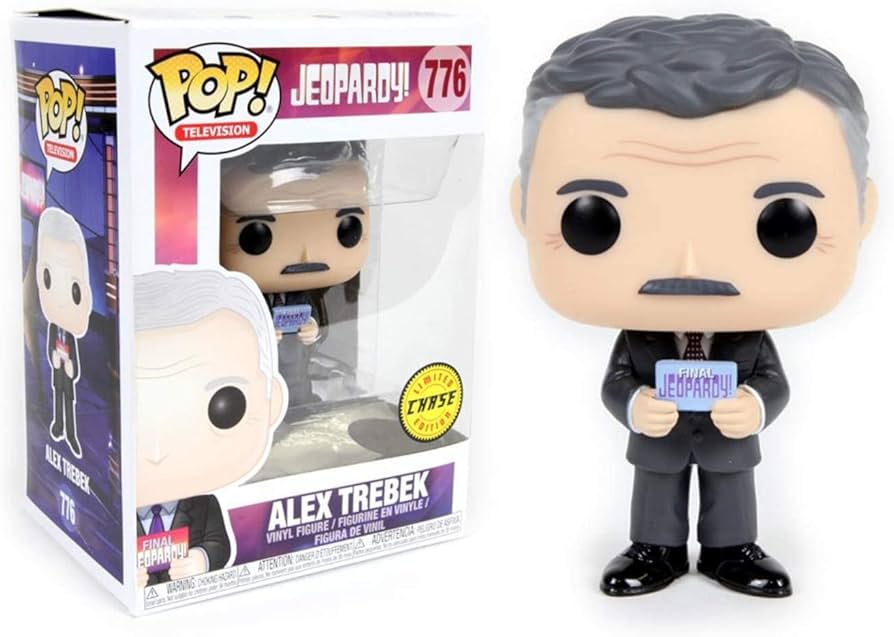 Image of Alex Trebek [CHASE] (Jeopardy!) #776 (BOX DAMAGE)
