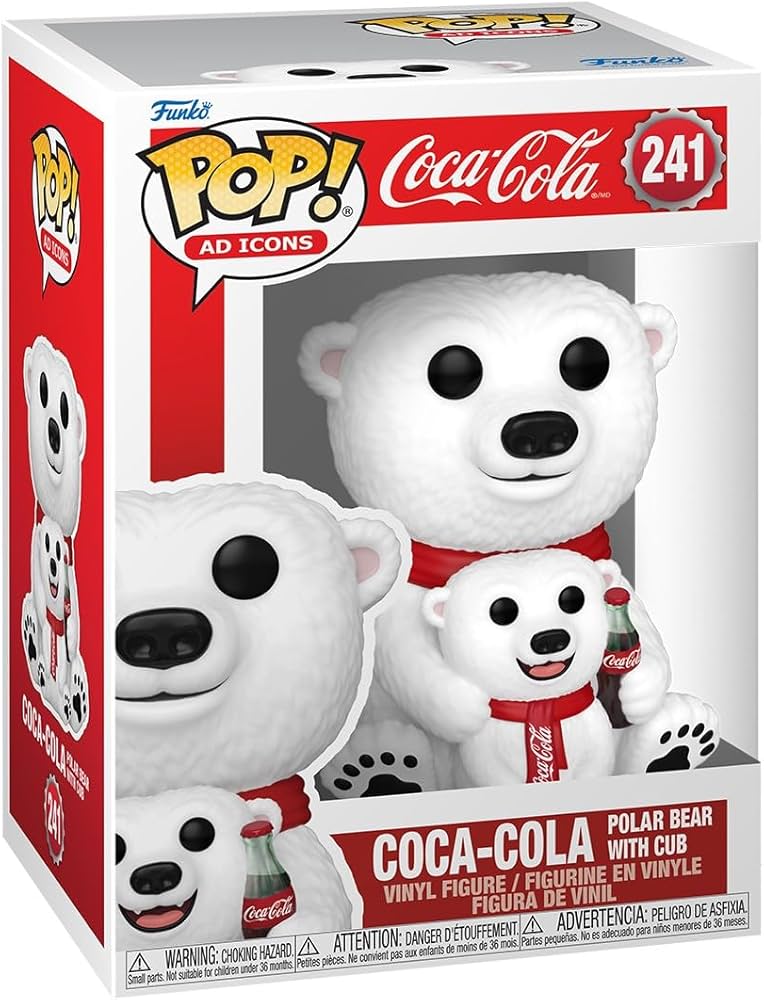 Funko Coca-Cola Pop! Ad Icons Coca-Cola Polar Bear With Cub #241