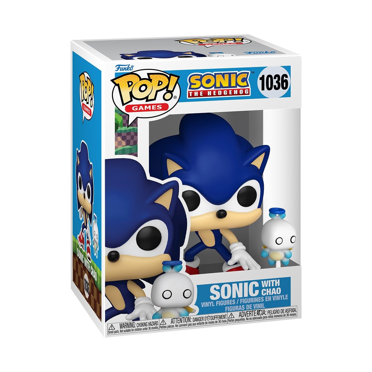 Image of Sonic the Hedgehog with Hero Chao (#1036)