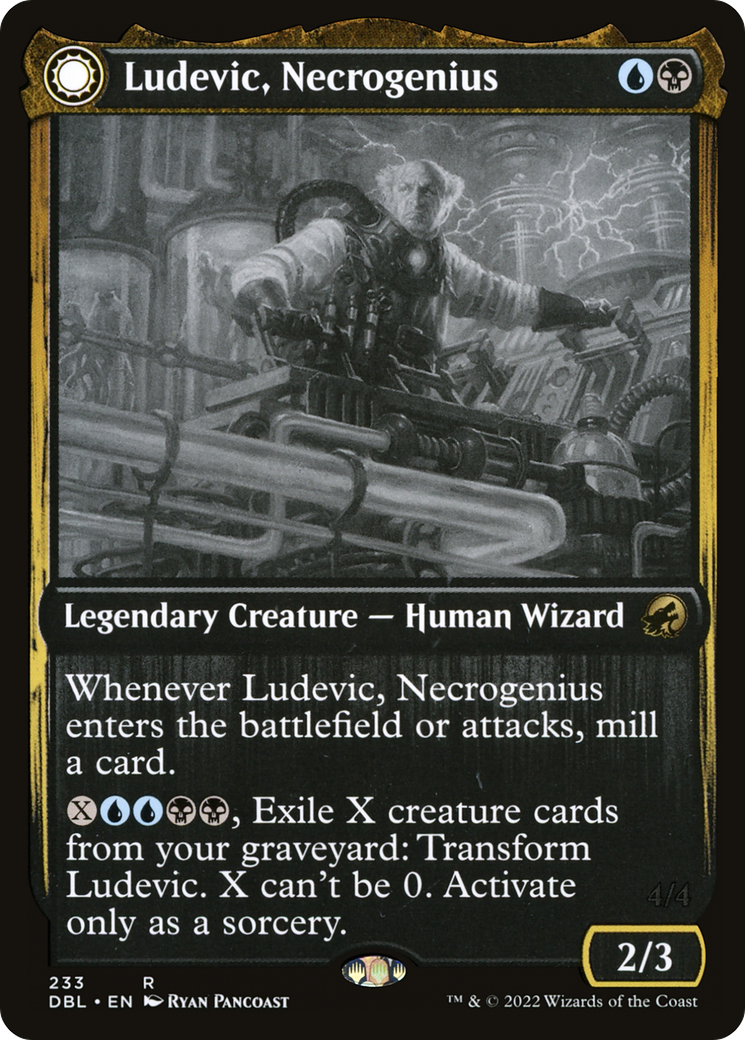 Image of Ludevic, Necrogenius // Olag, Ludevic's Hubris [Innistrad: Double Feature]