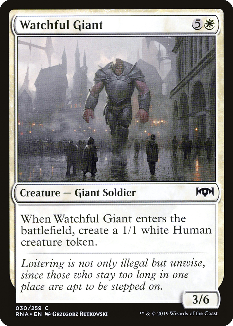 Image of Watchful Giant [Ravnica Allegiance]