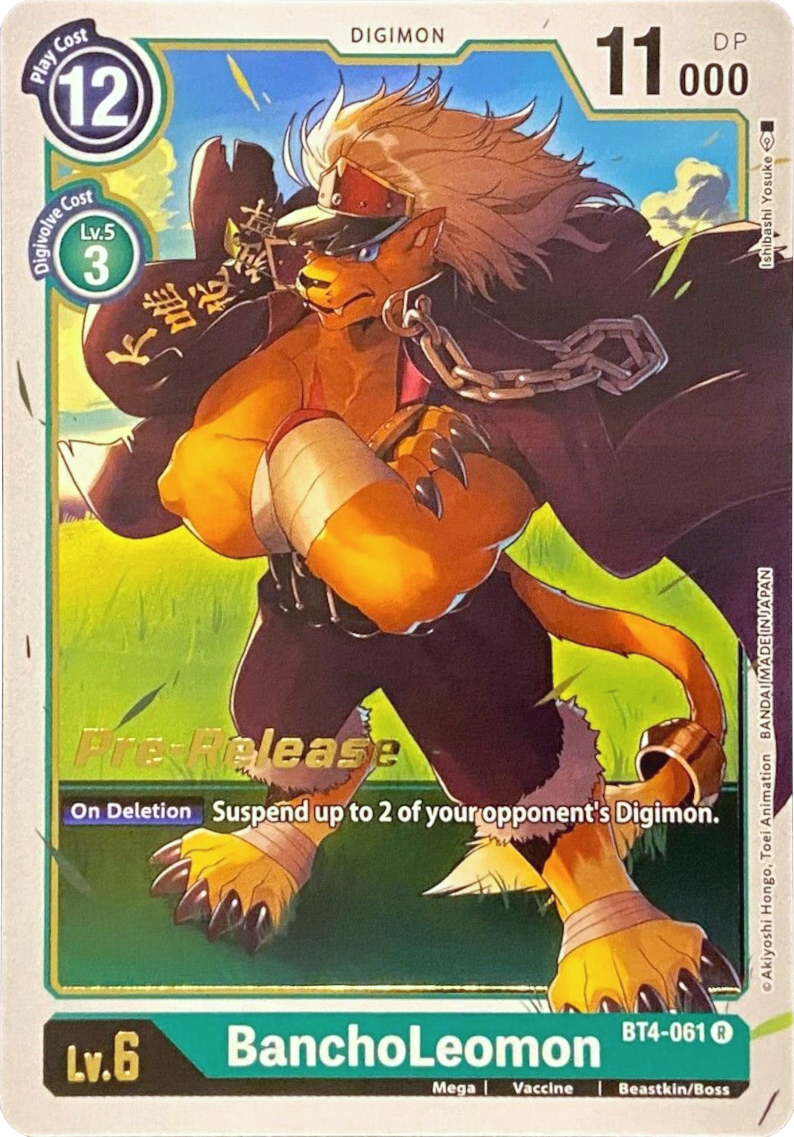 Image of BanchoLeomon [BT4-061] [Great Legend Pre-Release Promos]
