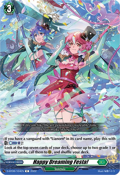 Image of Happy Dreaming Festa! (D-BT06/104EN) [Blazing Dragon Reborn]