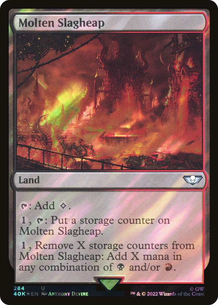 Image of Molten Slagheap (Surge Foil) [Warhammer 40,000]