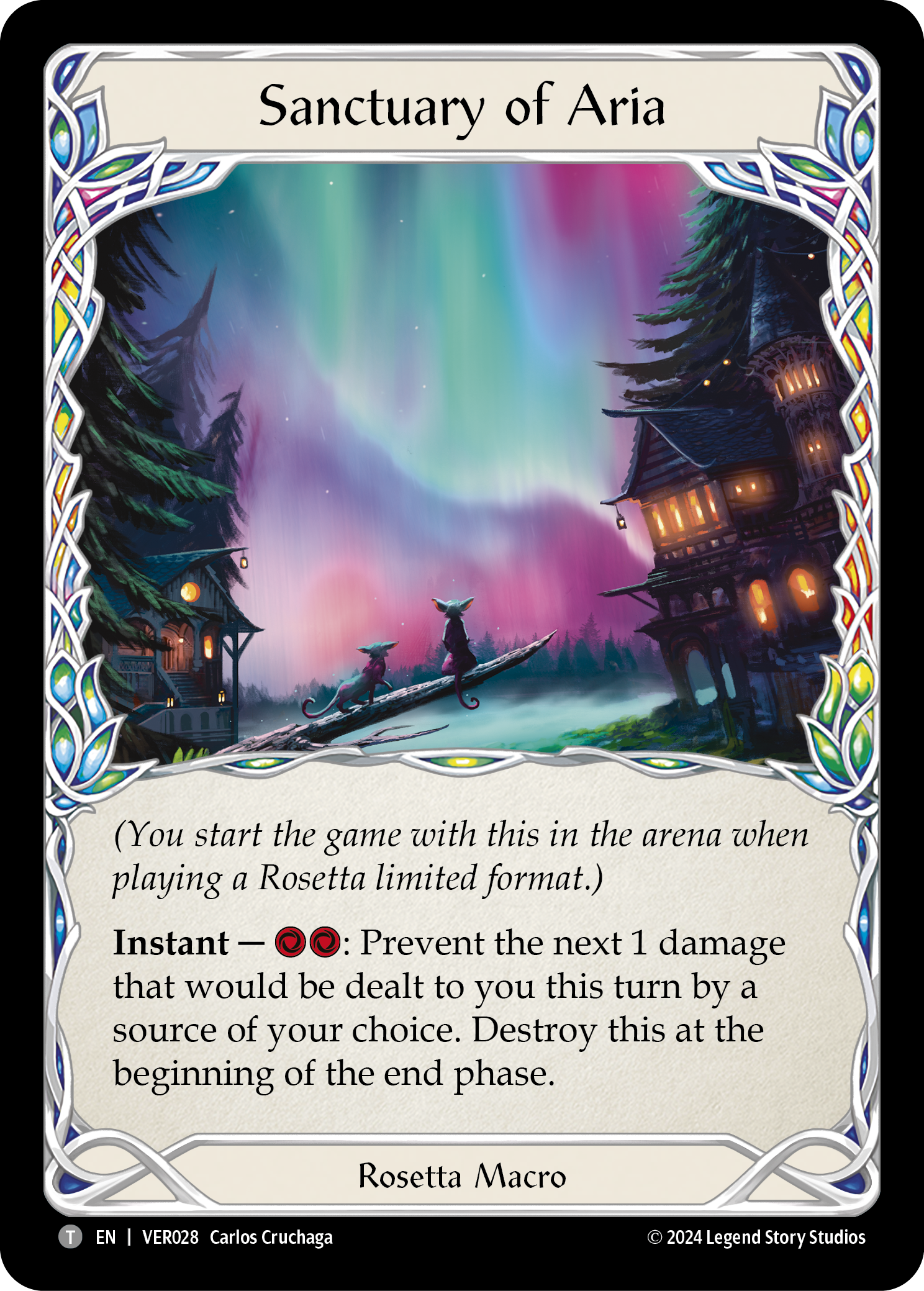 Image of Sanctuary of Aria [VER028] (Rosetta Verdance Blitz Deck)
