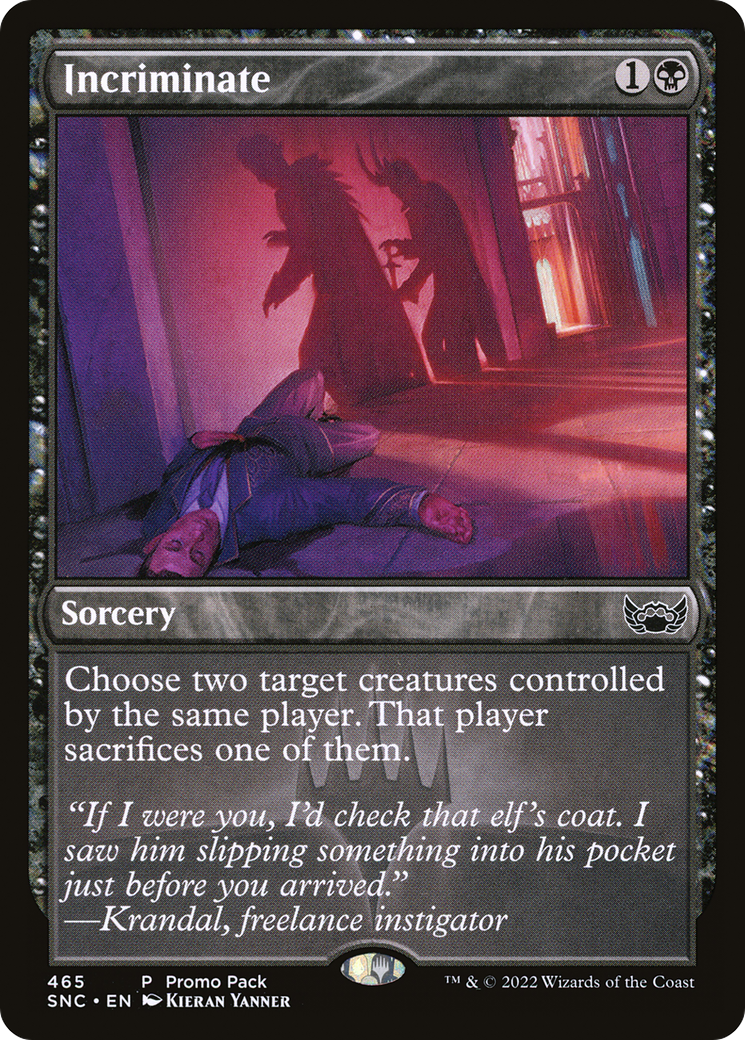 Image of Incriminate (Promo Pack) [Streets of New Capenna]