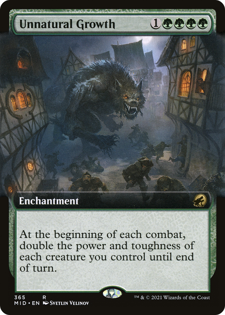 Image of Unnatural Growth (Extended Art) [Innistrad: Midnight Hunt]