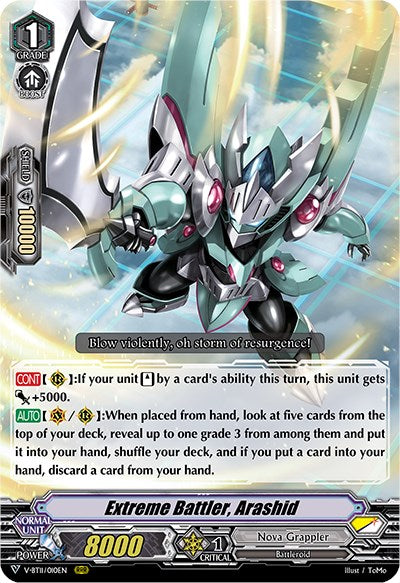 Image of Extreme Battler, Arashid (V-BT11/010EN) [Storm of the Blue Cavalry]