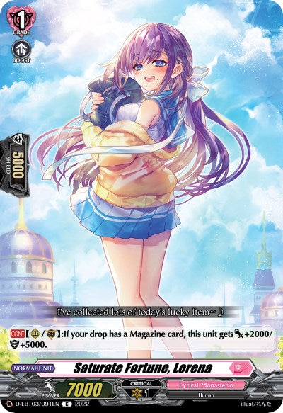 Image of Saturate Fortune, Lorena (D-LBT03/091EN) [Lyrical Monasterio: Summertime Memories!]