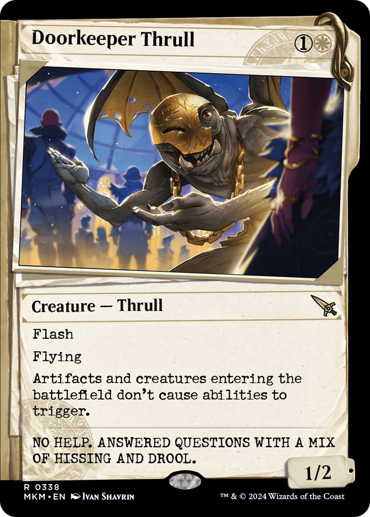 Image of Doorkeeper Thrull (Showcase) [Murders at Karlov Manor]