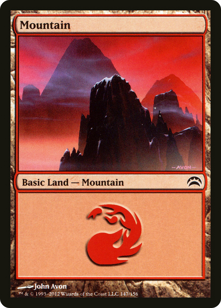 Image of Mountain (147) (PC2-147) - Planechase 2012 Foil