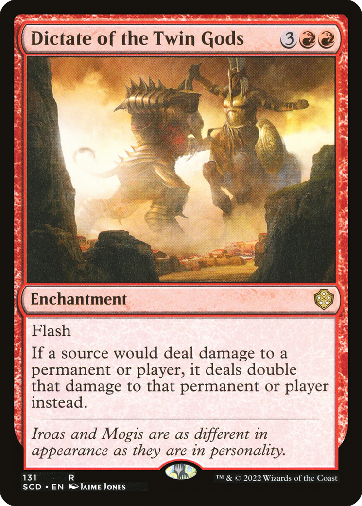 Image of Dictate of the Twin Gods [Starter Commander Decks]
