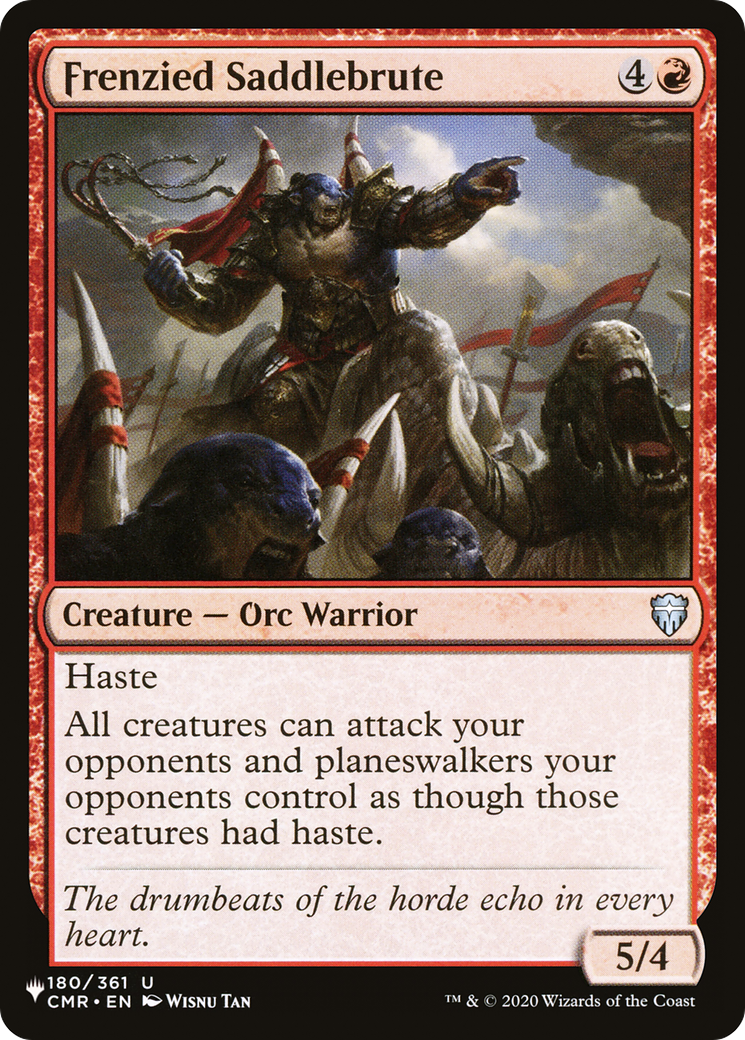 Image of Frenzied Saddlebrute [The List]