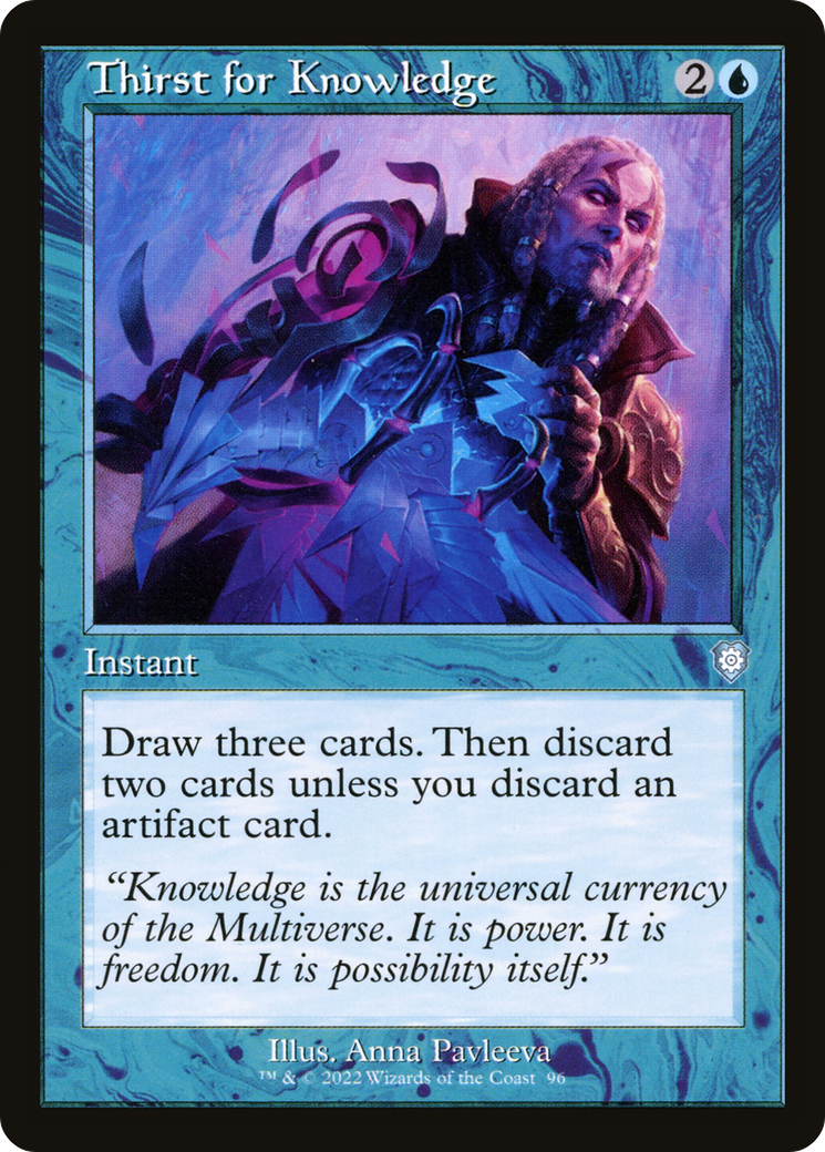 Image of Thirst for Knowledge (Retro) [The Brothers' War Commander]