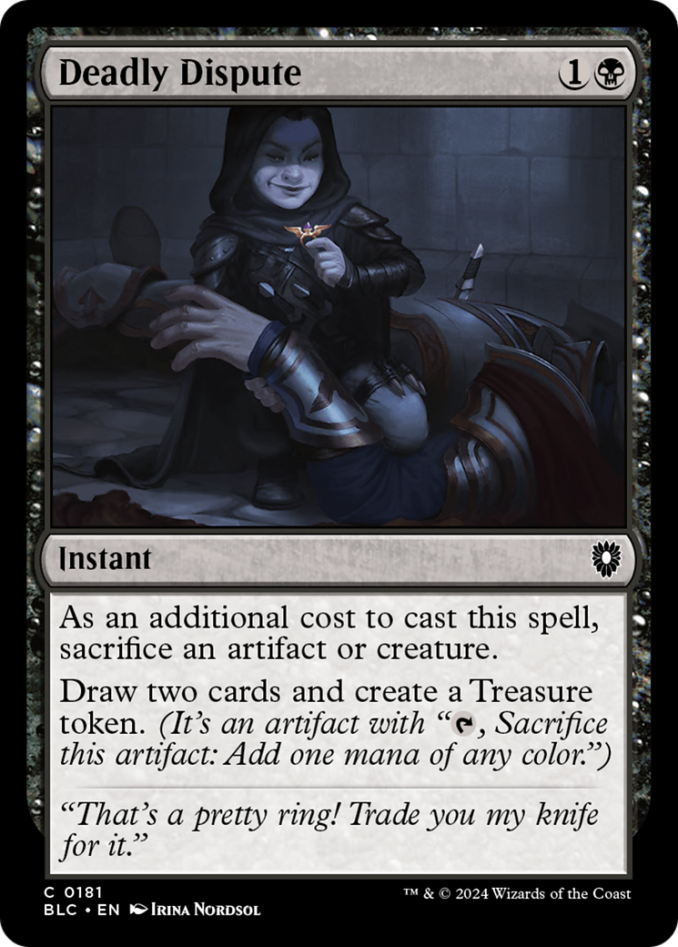 Image of Deadly Dispute [Bloomburrow Commander]