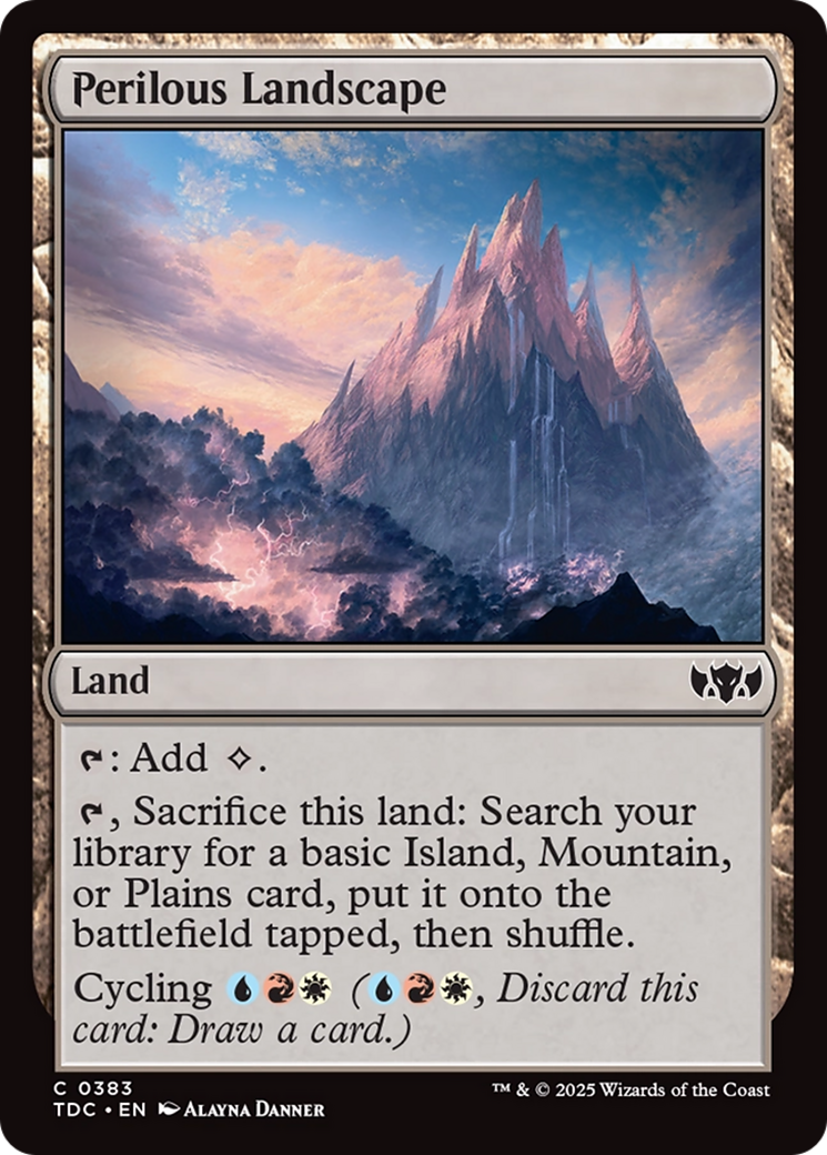 Image of Perilous Landscape [Tarkir: Dragonstorm Commander]