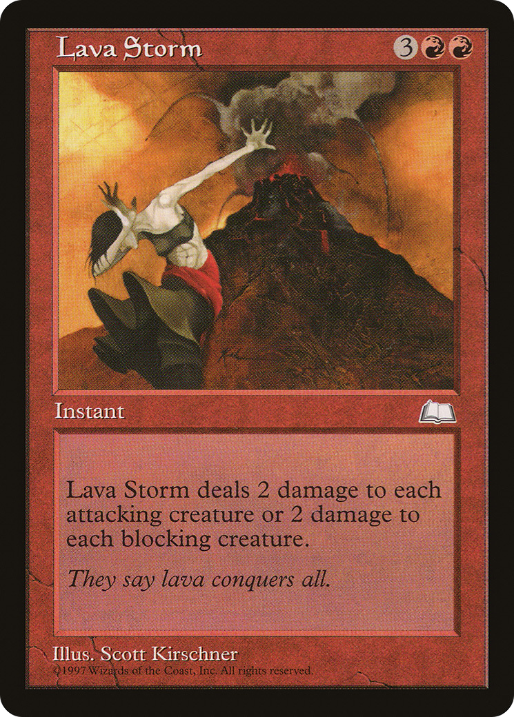 Image of Lava Storm [Weatherlight]
