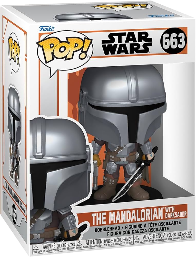 Image of The Mandalorian with Darksaber (The Mandalorian) #663