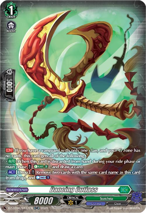 Image of Dancing Cutlass (DZ-BT06/SR37EN) [Generation Dragenesis]