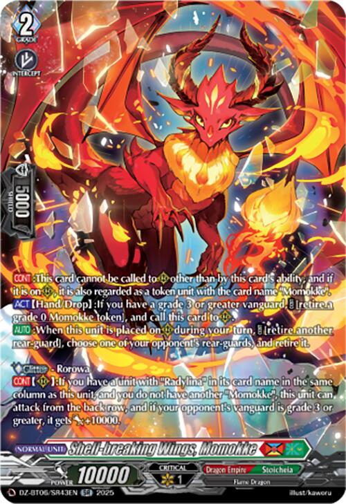 Image of Shell-breaking Wings, Momokke (DZ-BT06/SR43EN) [Generation Dragenesis]