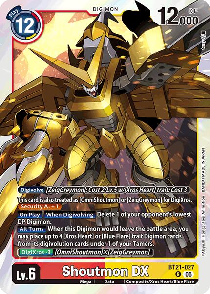 Image of Shoutmon DX [BT21-027] [World Convergence]