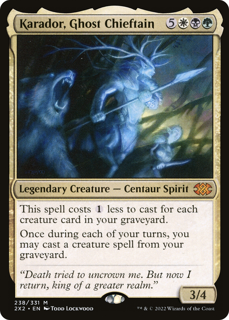 Image of Karador, Ghost Chieftain [Double Masters 2022]