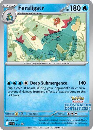 Image of Feraligatr (213) [Scarlet & Violet: Black Star Promos]